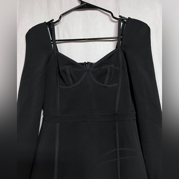 Alexander Wang Long Sleeve Fitted Dress Size 0 - Picture 5 of 6